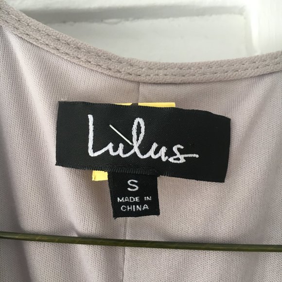 Lulu's Grey Bridesmaid Dress - Picture 6 of 6